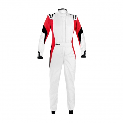 Sparco Competition Lady (R567) Race Suit - White/Red